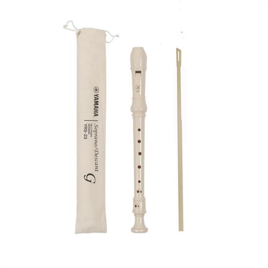 YAMAHA FLAUTO DOLCE CON SCOVOLINO CUSTODIA  YRS23
