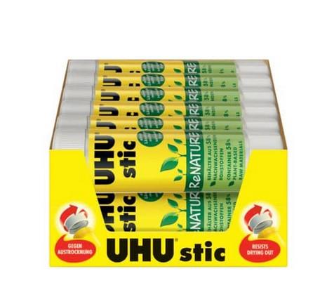 COLLA STICK 40GR UHU RENATURE 12PZ 45802