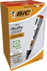 BIC PENNARELLI MARKER 2000 ROSSO  820913