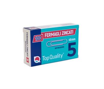 FERMAGLI ZINCATI N.5 49MM TOPQUALITY 2104