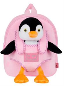 ZAINO ASILO PERLETTI PELUCHE PINGUINO      13078