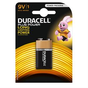 BATTERIA DURACELL 9VOLT 1PZ  MN1604