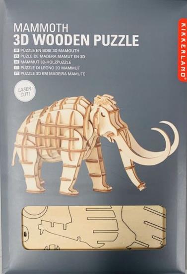 KIKKERLAND PUZZLE IN LEGNO 3D MAMMUT GG125KK