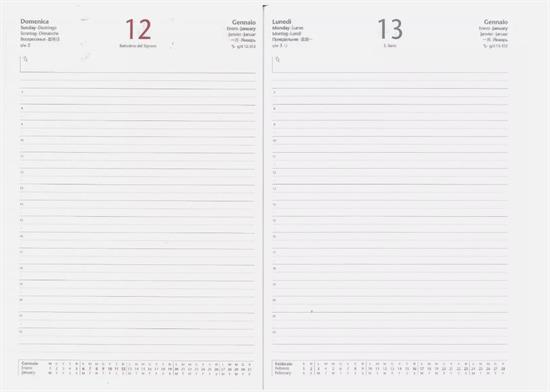 AGENDA INTEMPO GIORN. ASS. 2025 17X24CM 7141TX22 7141TX32 7141TX34