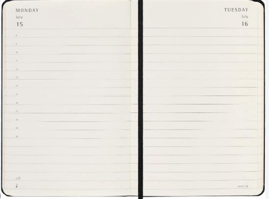 AGENDA MOLESKINE GIORNO 12MESI 2025 POCKET RIGIDA 9X14CM COLORI ASS.