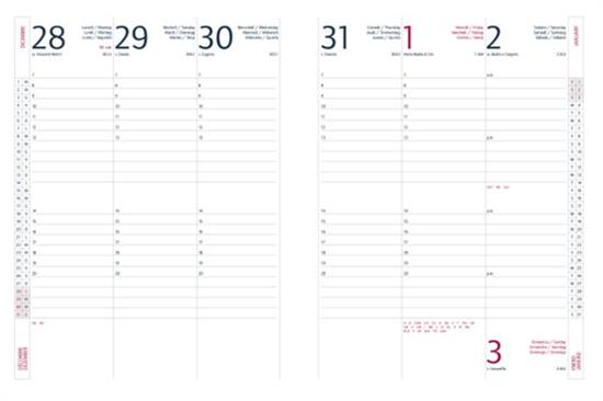 AGENDA INTEMPO SETT. 2025 17x24CM DELTA IN PAPERCOAT NERO 7157DE