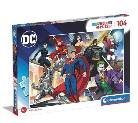 PUZZLE SUPERCOLOR DC COMICS 104PZ  23653 25721 25723