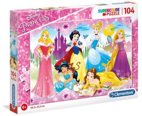 PUZZLE SUPERCOLOR PRINCESS 104PZ 25736 27086 27119 27146 27708 27983