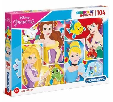 PUZZLE SUPERCOLOR PRINCESS 104PZ 25736 27086 27119 27146 27708 27983