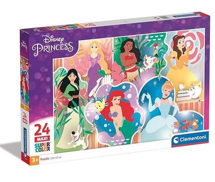 PUZZLE PRINCESS SUPERCOLOR MAXI 24PZ ASSORTITO