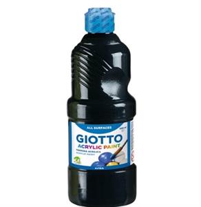 TEMPERA ACRILICA NERO 500ML GIOTTO 533724