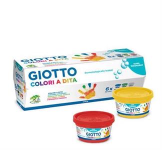 GIOTTO COLORI A DITA 100ML 6PZ 534100