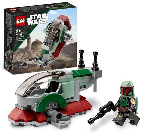 LEGO STAR WARS ASTRONAVE DI BOBA FETT MICROFIGHTER  75344