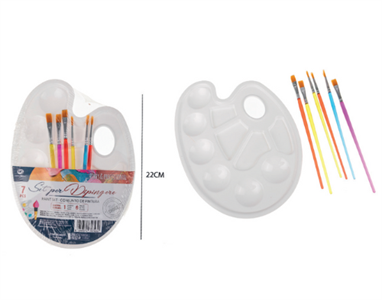 PAINT SET TAVOLOZZA CON 6 PENNELLI HEDERACONSTANT  HC55070