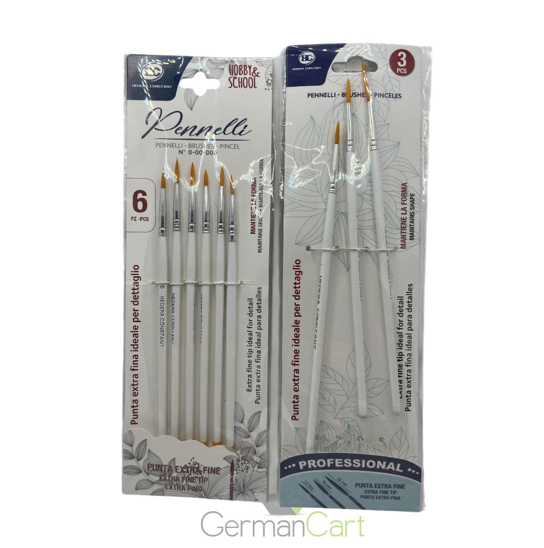 BLISTER PENNELLI BRUSH 3PZ HEDERA CONSTANT HC55034