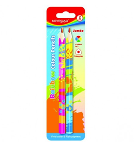 BLISTER 2 MATITE MULTICOLOR RAINBOW CWR  KR972102
