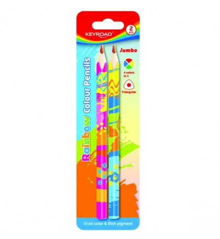 BLISTER 2 MATITE MULTICOLOR RAINBOW CWR  KR972102
