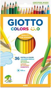 GIOTTO ASTUCCIO 36 MATITE COLORATE COLORS 3.0     278500