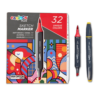 CARIOCA 32 PENNARELLI SKETCH MARKER A DOPPIA PUNTA  45242