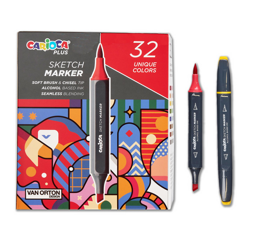 CARIOCA 32 PENNARELLI SKETCH MARKER A DOPPIA PUNTA  45242