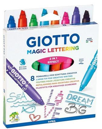 GIOTTO PENNARELLI MAGIC LETTERING DA 8 COLORI 426500