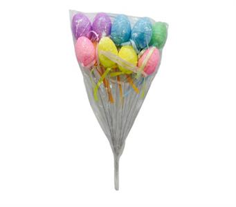 SPILLONE UOVA GLITTER 12PZ DUE ESSE