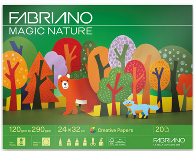 FABRIANO ALBUM MAGIC NATURE 24X32 20FG  S0400009