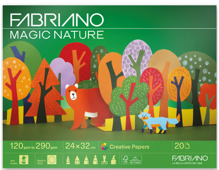 FABRIANO ALBUM MAGIC NATURE 24X32 20FG  S0400009