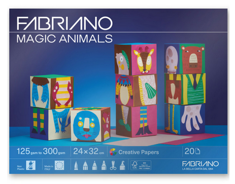 FABRIANO ALBUM MAGIC ANIMALS 24X32 20FG  S0400010