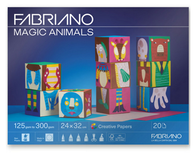FABRIANO ALBUM MAGIC ANIMALS 24X32 20FG  S0400010