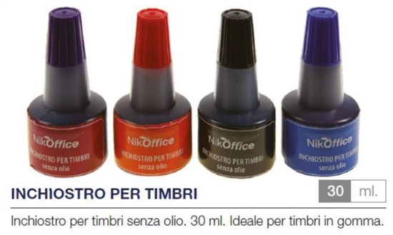 NIKOFFICE INCHIOSTRO PER TIMBRI NERO     13NIK002