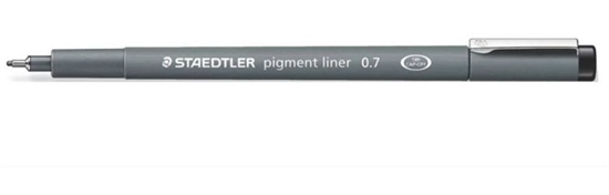 PENNARELLI STAEDTLER PIGMENT LINER NERO 0,7MM 30807-904