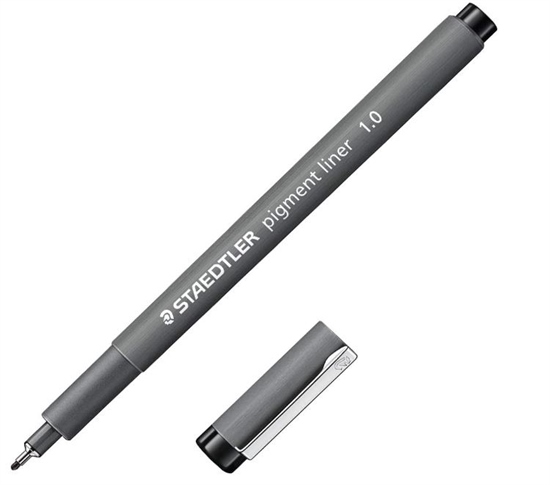 PENNARELLI STAEDTLER PIGMENT LINER  TRATTO 1,0MM NERO 30810-904