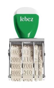 TIMBRO DATARIO 5MM LEBEZ ART. 0179