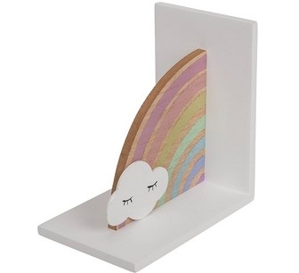 REGGILIBRO RAINBOW 2 PZ 15,5X15,5X10 OUT OF THE BLUE 79/6031