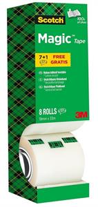 SCOTCH NASTRO ADESIVO MAGIC 19X33 7+1    7100054679