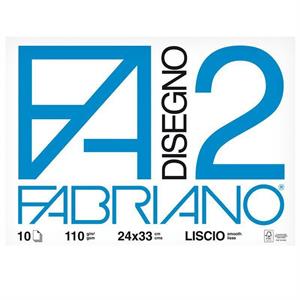 ALBUM DISEGNO F2 LISCIO 24X33 10FF 110GR  04204105