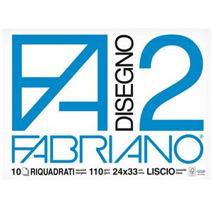 ALBUM DISEGNO F2 RIQUADRATO 24X33 10 FOGLI 110GR  04204205